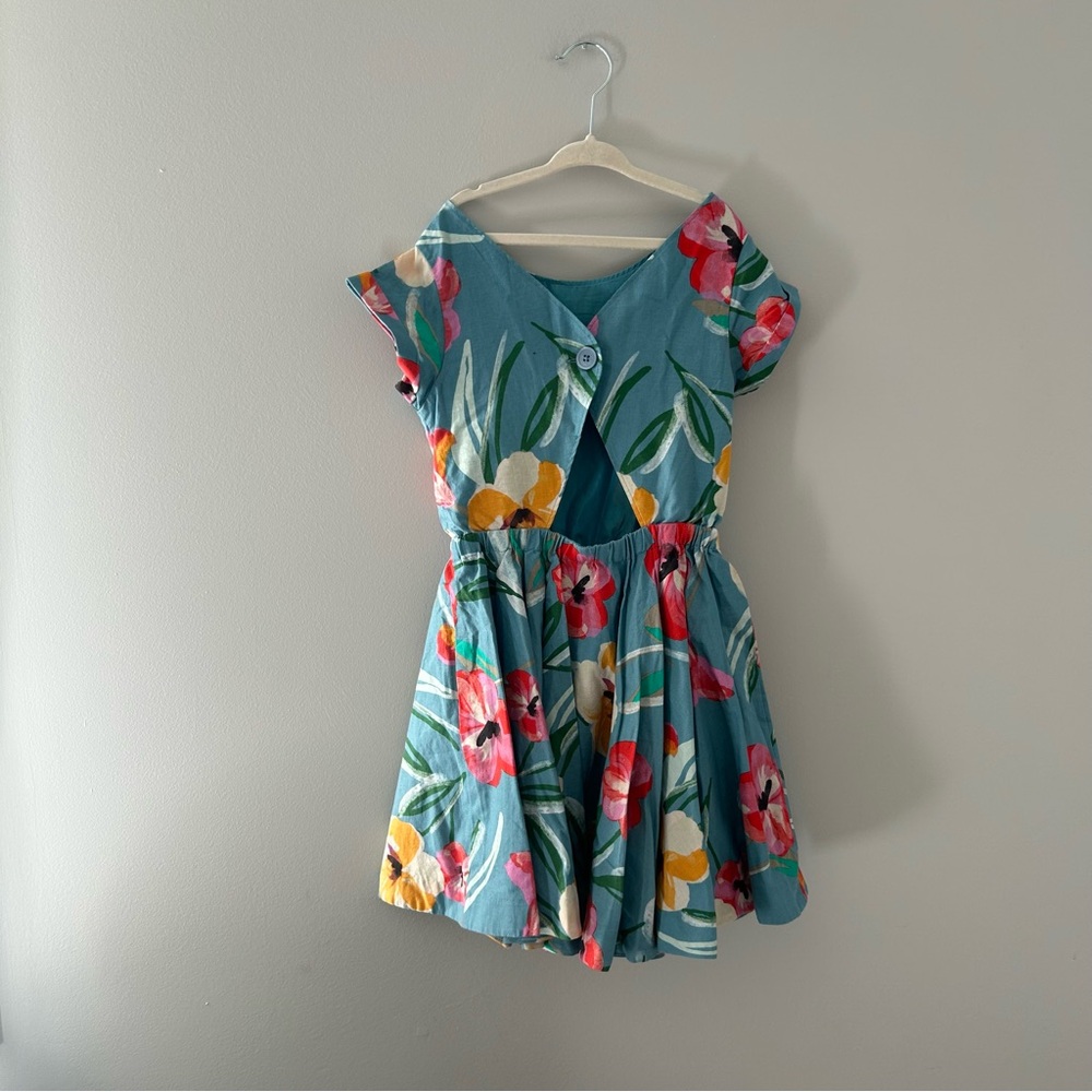 Tea Collection Button Back Skirted Dress - Picture 6 of 9
